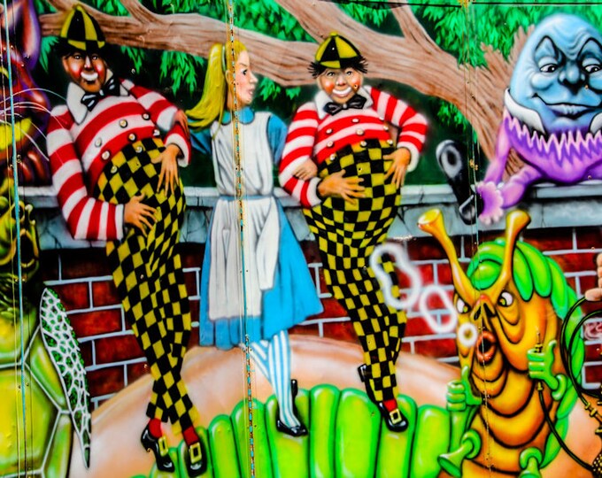 Alice in Wonderland Carnival Artwork Printable Artwork Digital Download Get it Today
