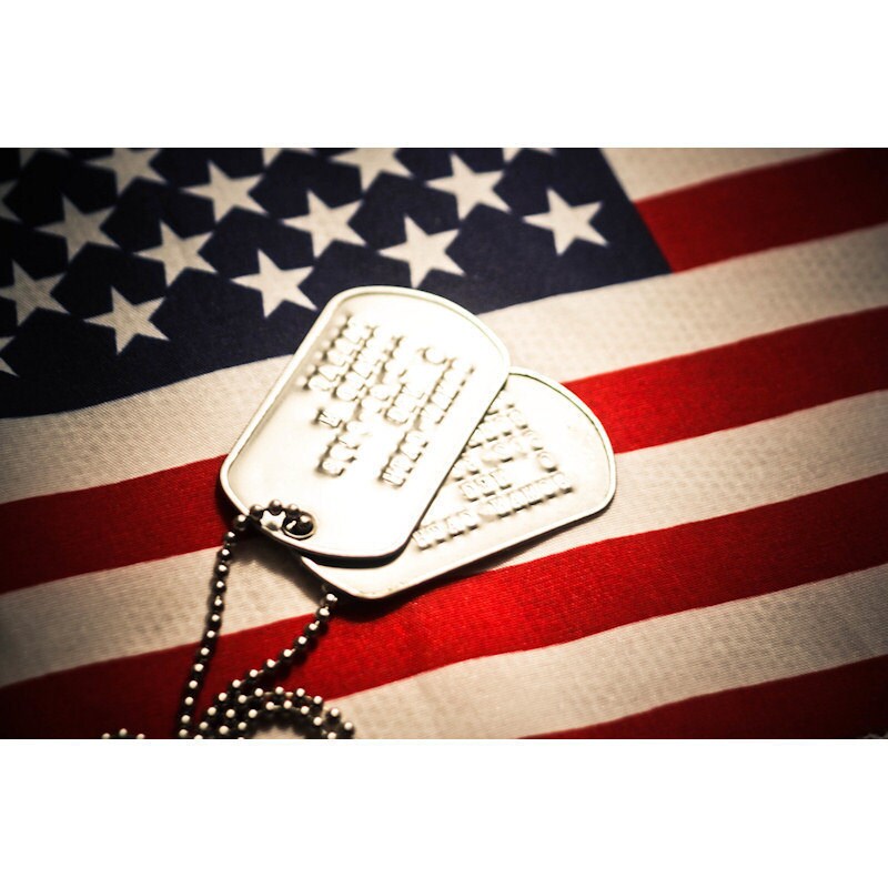 dog tag flag
