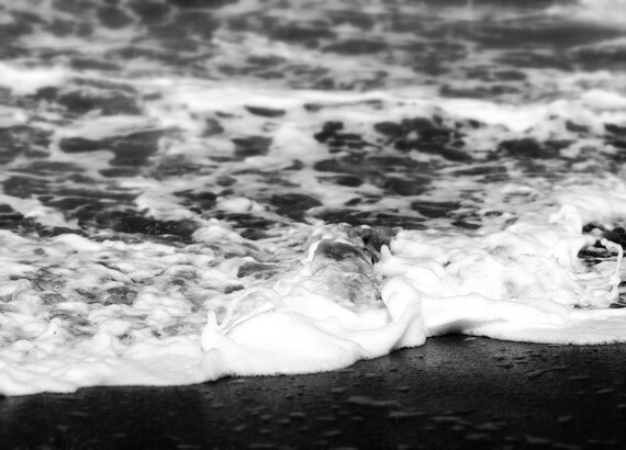 Ocean Waves in Black & White Fine Art Print or Canvas Gallery Wrap