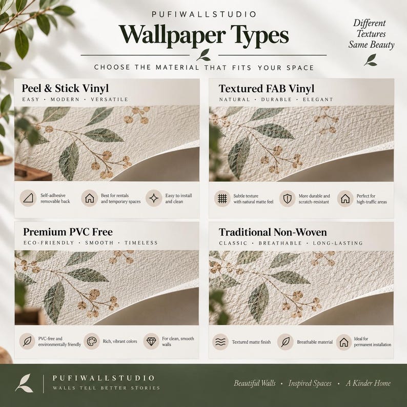 Retro Botanical Pattern Dark Botanical Wallpaper | Vintage Floral Pattern | Moody Green Bedroom ...