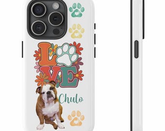 Custom Pet Photo IPhone Case, Personalized Dog Memorial Gift
