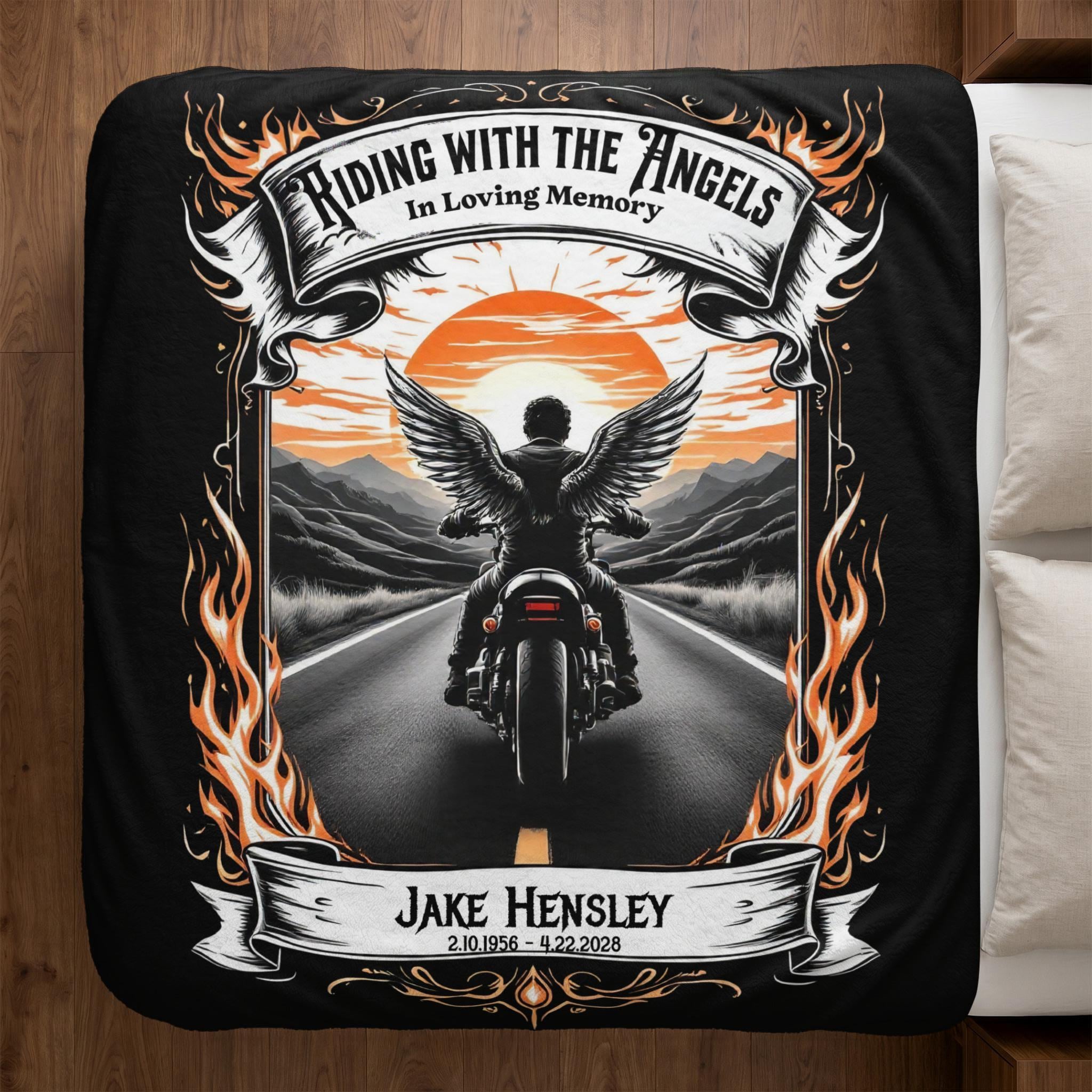Custom Harley Davidson Blanket - Etsy