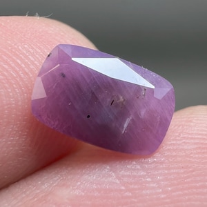 2.70 CT Rare Natural Fluorescent Purplish Pink Color Ruby With Brilliant Cut Gemstone@MSKR