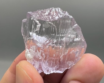 88.00 Carat Natural Pink Kunzite Crystal Double Terminated from Kunar Mine Afghanistan