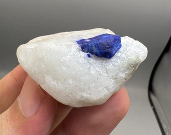 44.05グラム 希少なブルーラズライト結晶標本（アフガニスタン鉱山産