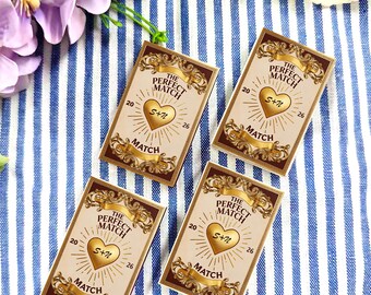 Personalized Couples Matchbox, Engagement Gifts Personalized, Wedding Gift for Couple, Housewarming Gift, Anniversary Gifts
