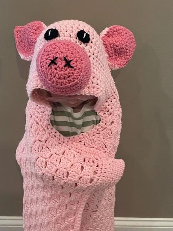 Hooded Pig Blanket Etsy