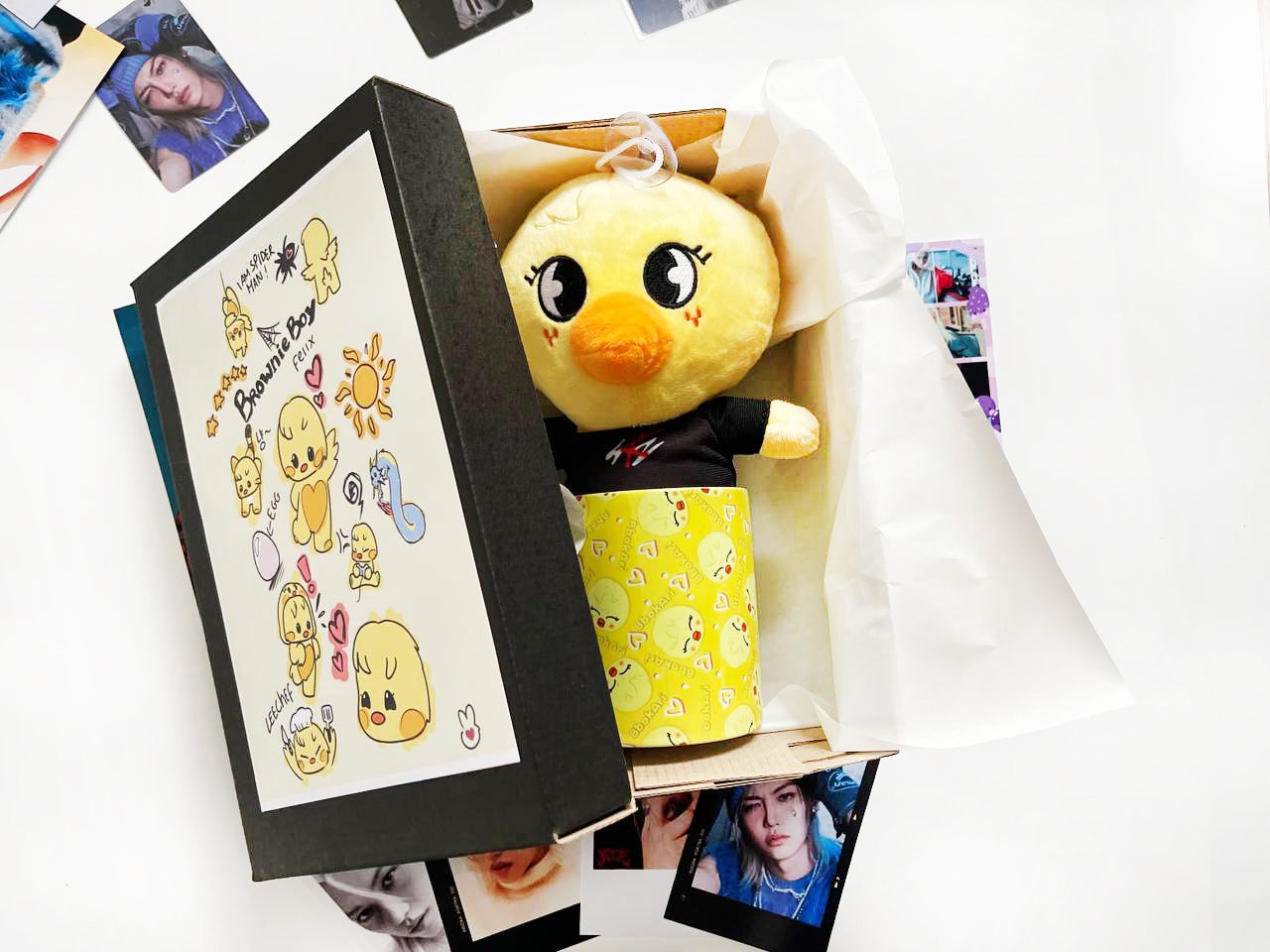 Уникальная подарочная коробка с плюшем Bbokari Skzoo | Набор Felix