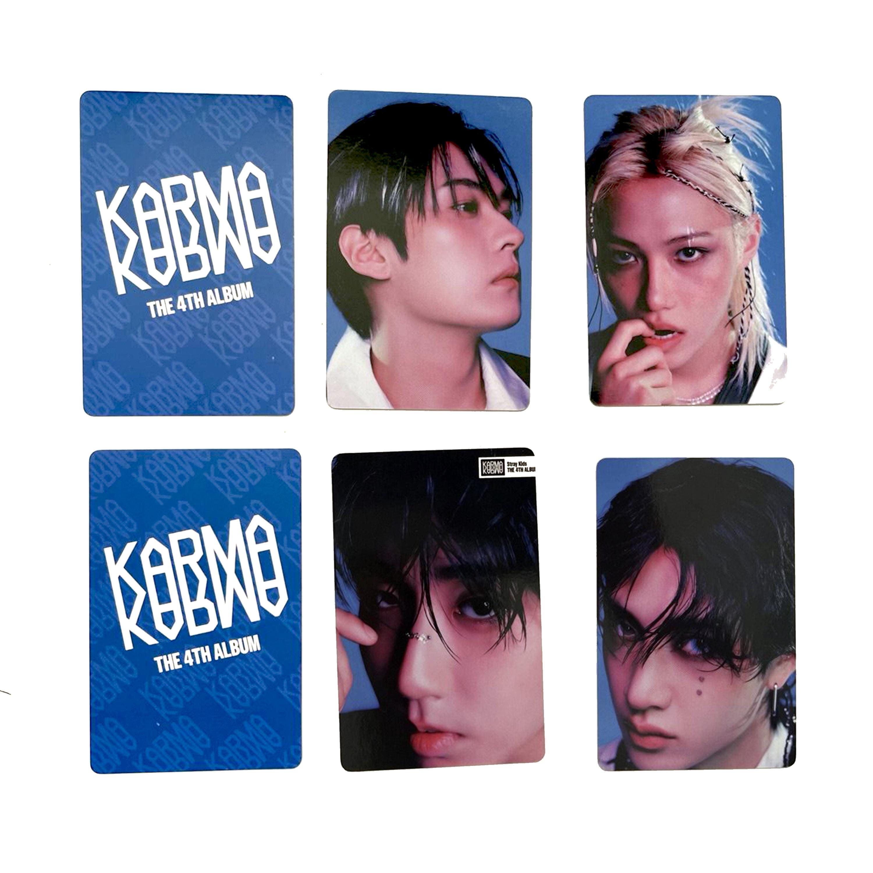 Stray Kids KARMA Album Photocard Set – Double-sided Kpop Photo