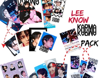 Lee Know Karma Stray Kids Bias Pack: Photocard Set with Lee Know Polaroids & Photocards