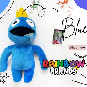 Rainbow Friends アクションフィギュア レッド　グリーン　ブルー Rainbow friends figure - Etsy 日本