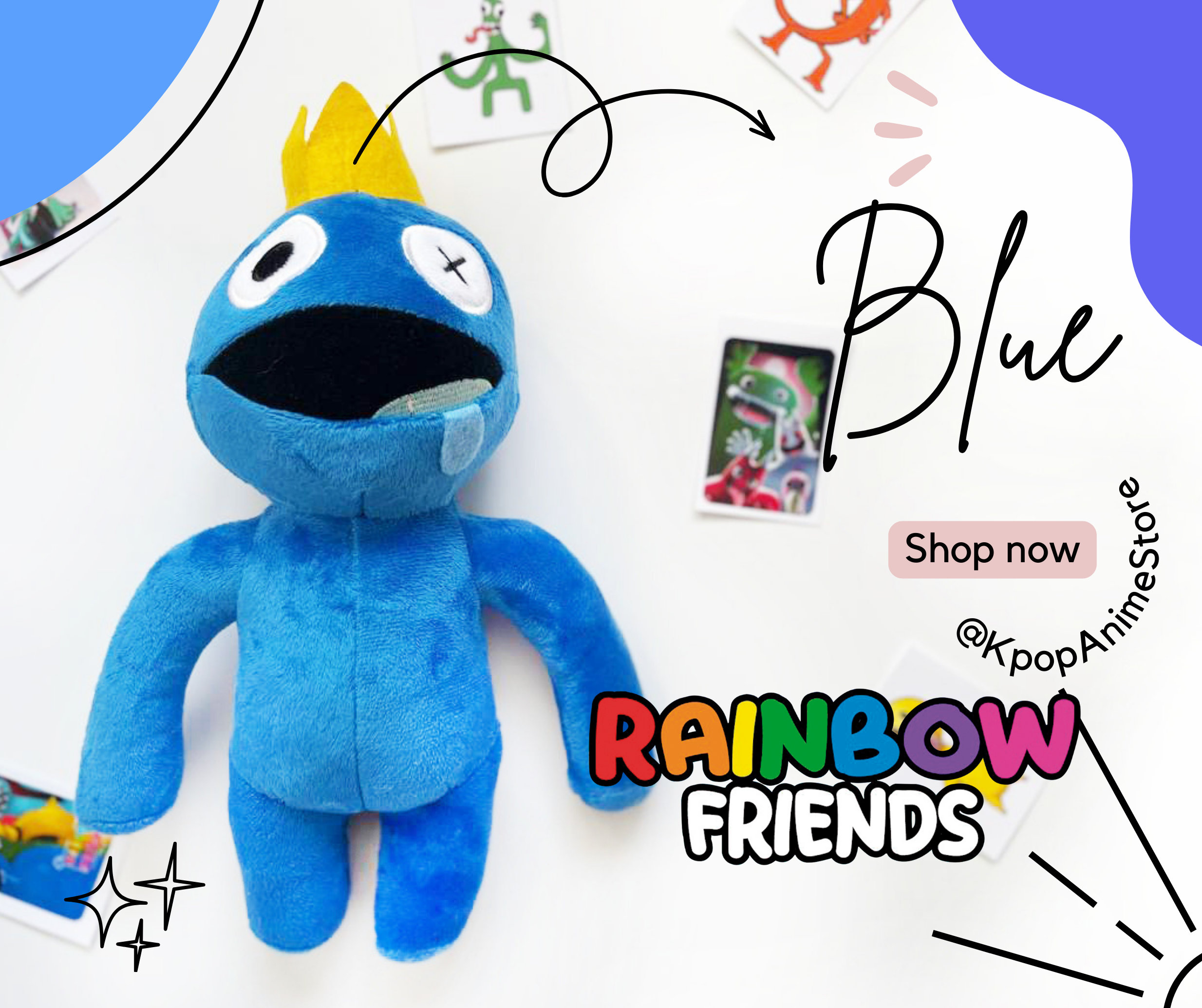 Rainbow friends figure - Etsy 日本