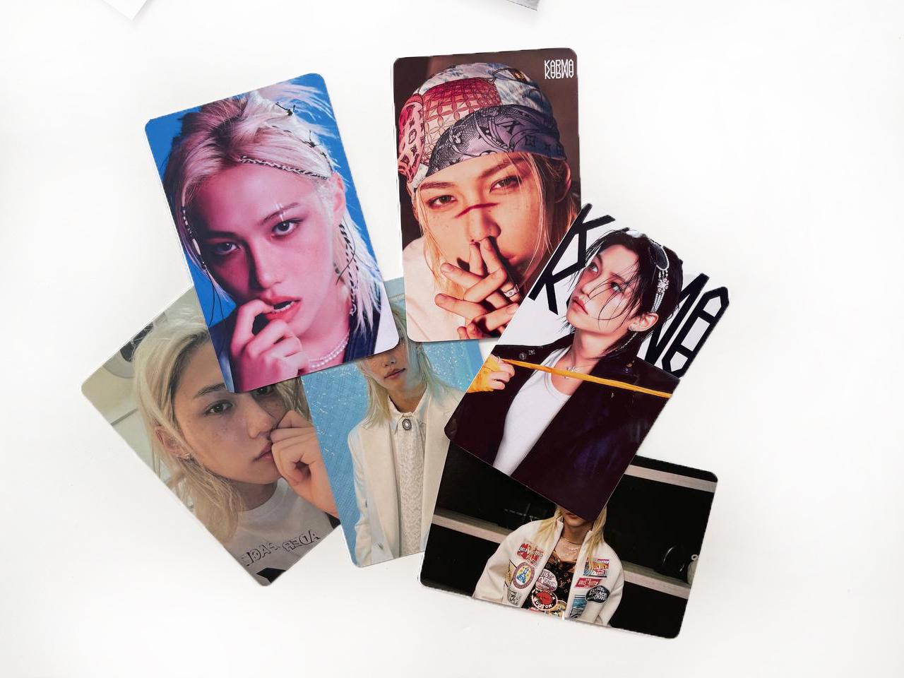 Karma Album Felix Stray Kids Photocard Bias Pack With Holographic