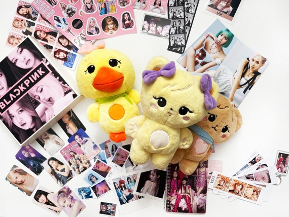 Black Pink Mystery Box With Black Pink Plush Toy - Kpop Gift Box