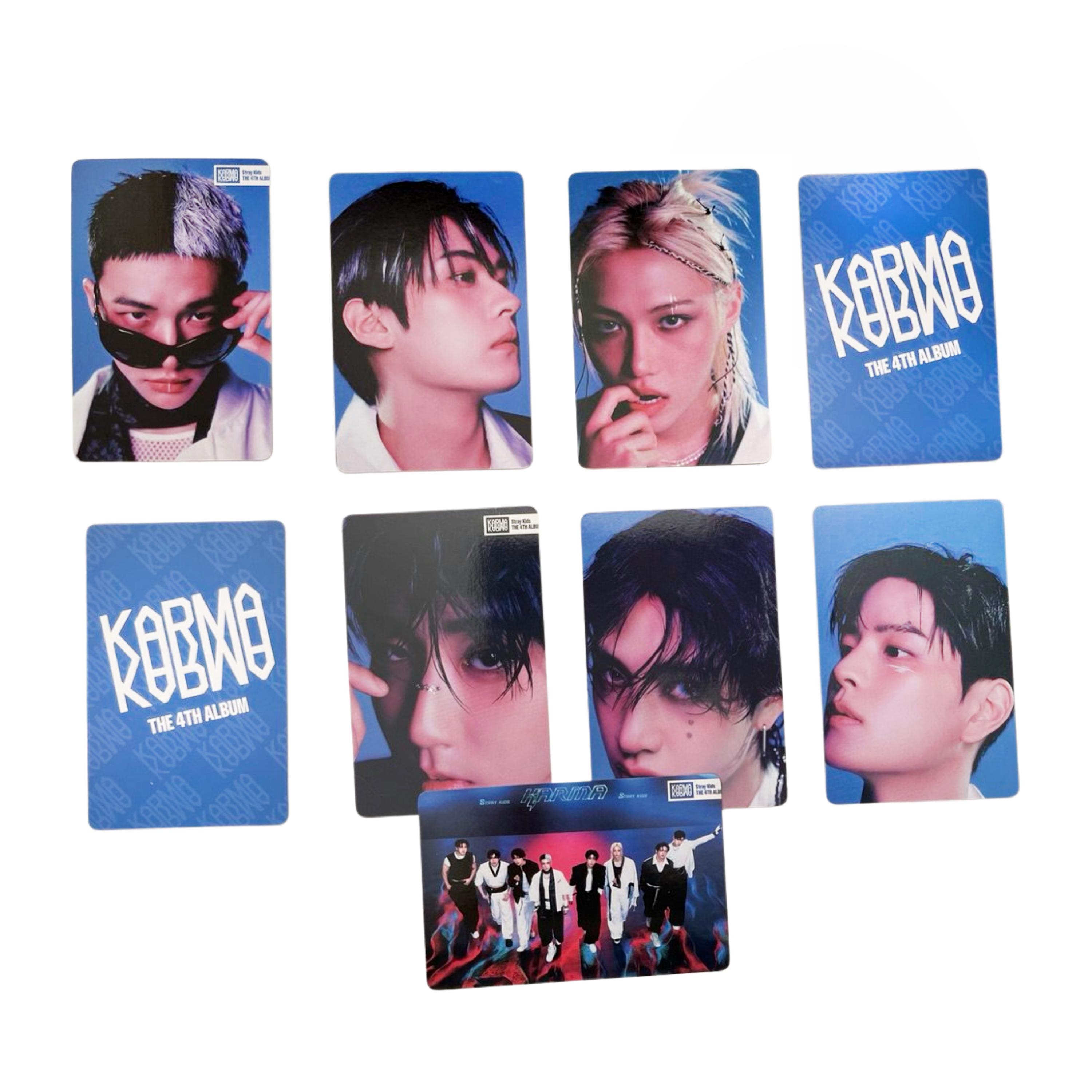 Stray Kids KARMAアルバムフォトカードセット - 両面Kポップフォト