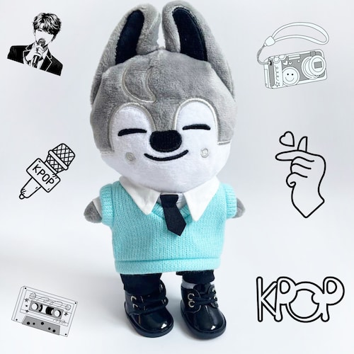 Комплект одежды Skzoo - одежда Stray Kids Toys с ботинками и