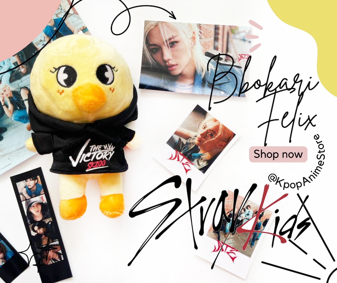 Stray Kids SKZOO Felix BbokAri Official Stuffed Toy Original