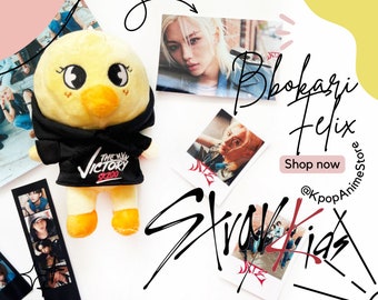 Stray Kids - SKZOO フィリックス　mini plush stray kids felix Stray Kids Felix set BbokAri SKZOO Plush Doll Original