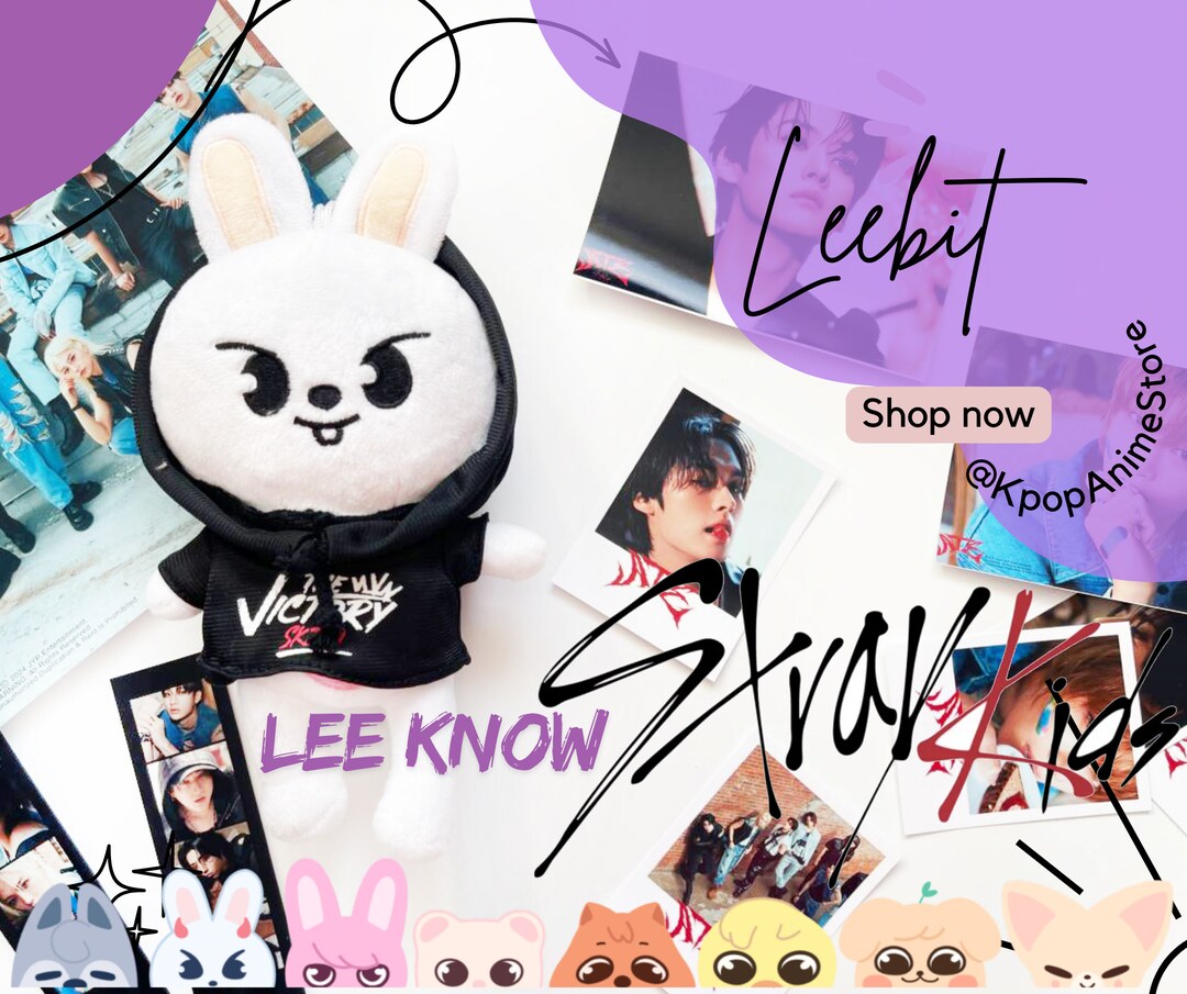 Leebit Skzoo Toy, Lee Know Stray Kids SKZ Plush, Kpop Gifts Leebit Skzoo Toy, Lee Know Stray Kids SKZ Plush, Kpop Gifts