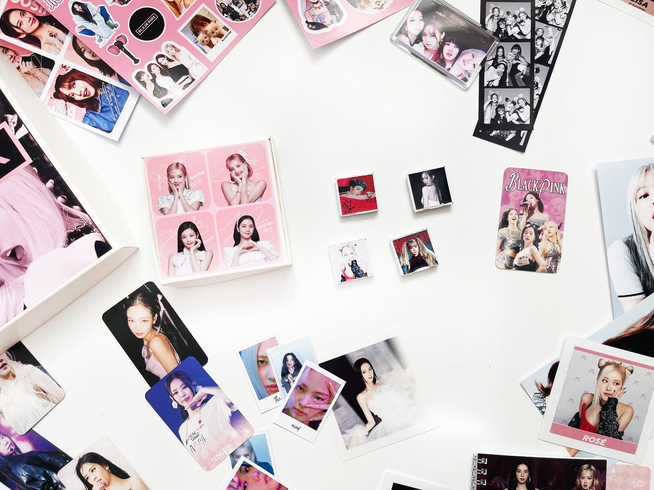 Black Pink Mystery Box With Black Pink Plush Toy - Kpop Gift Box