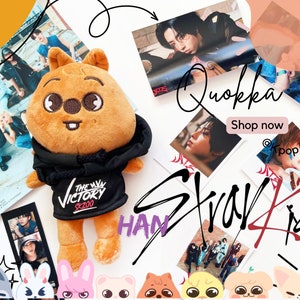 Мягкая игрушка Хан Куокка, Хан Джи-Сун Stray Kids, Kpop подарок для фанатов, коллекционная вещь Skzoo