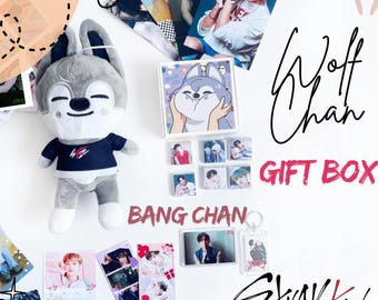 Die Halskette Wolf Chan Skzoo - Die Halskette Bang Chan mit Herz Bang Chan und die Krone