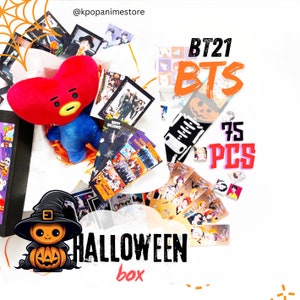 BTS Halloween Mystery Box avec BT21 - оарочная оробка BTS Kpop avec les BTS
