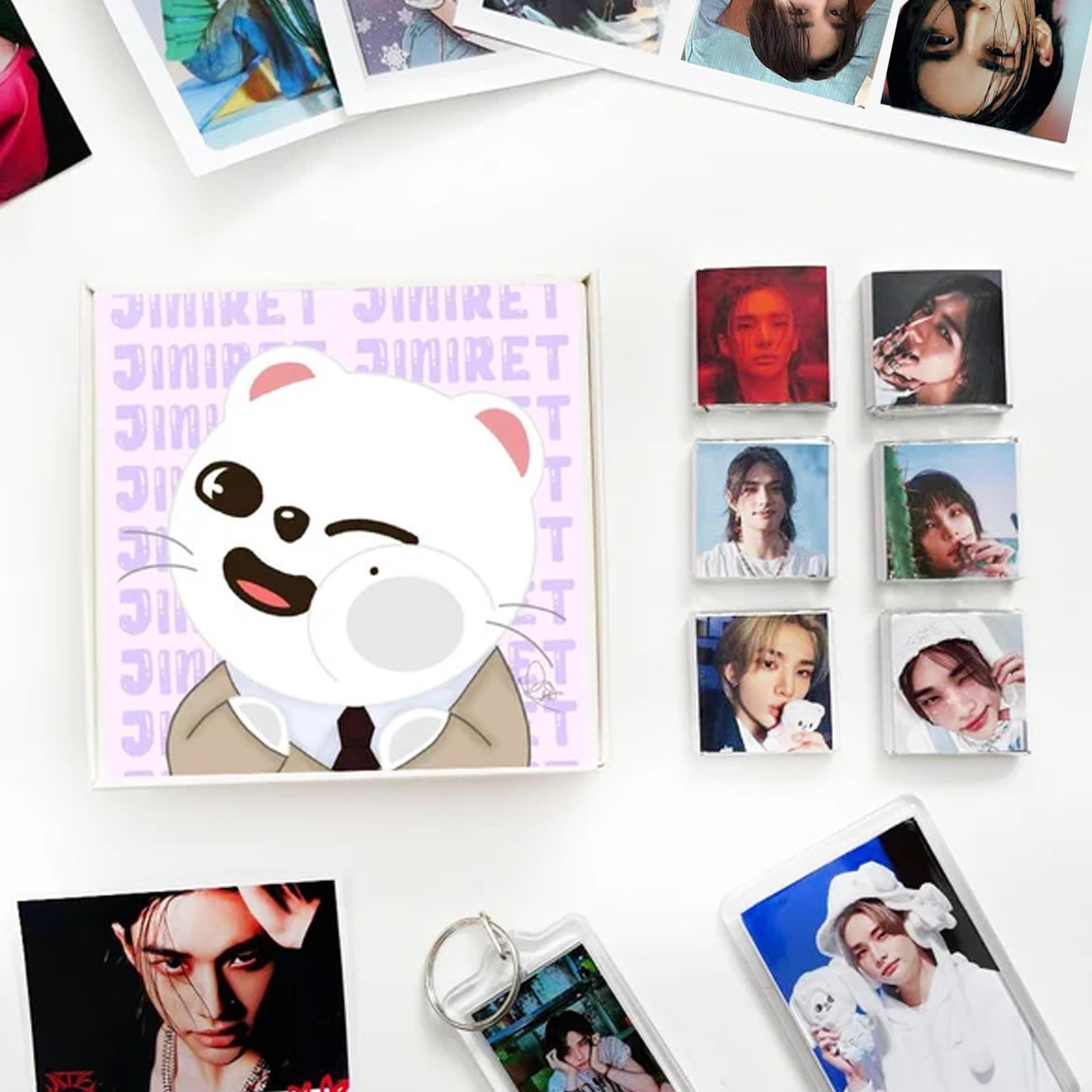Hyunjin Stray Kids Bias Gift Box With Jiniret SKZOO Toy and