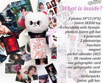 Hyunjin Stray Kids Bias Gift Box With Jiniret SKZOO Toy and