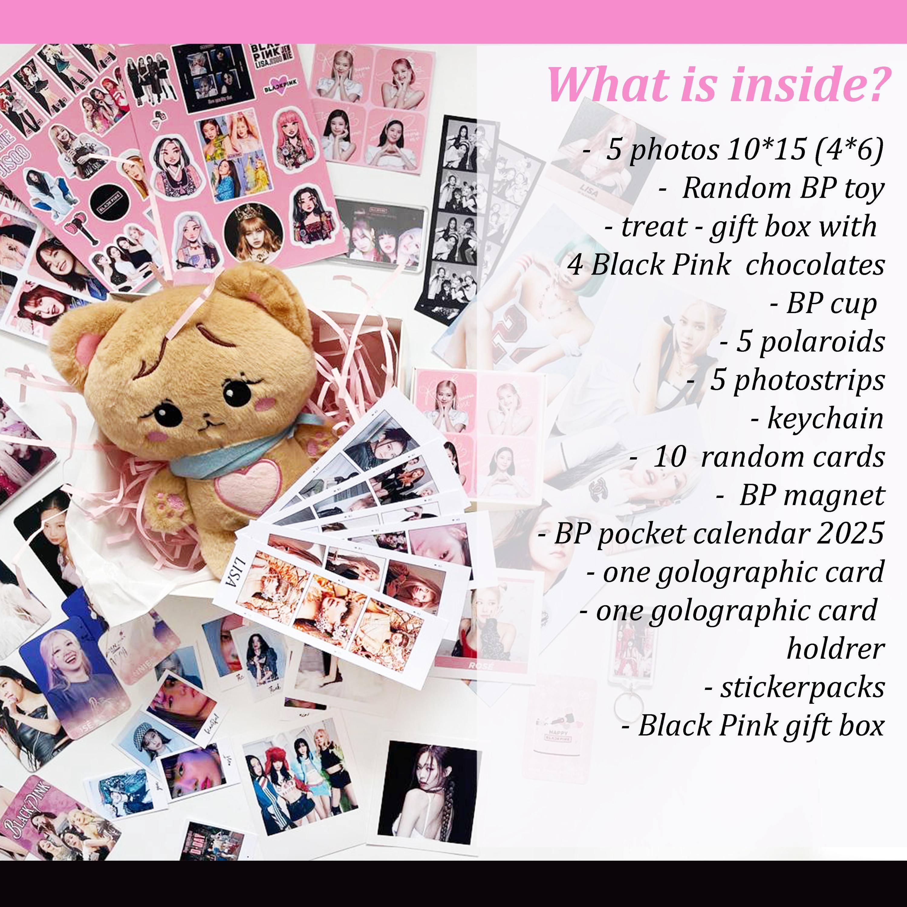 Black Pink Mystery Box With Black Pink Plush Toy - Kpop Gift Box