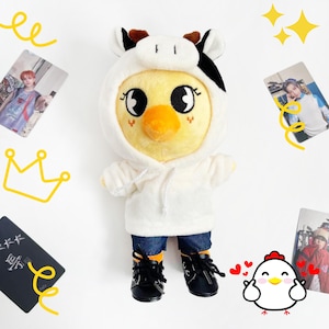 SKZoo Plush Clothe with Boots Jeans and Hoodie | Идеальный подарок для поклонников Stray Kids