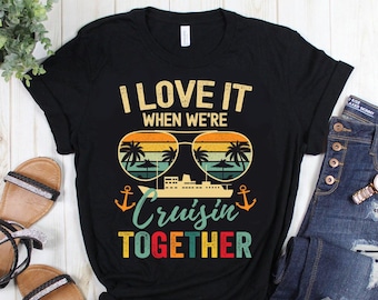 Shirt cruisefamilie, shirt cruisepaar, shirt samen cruisen, bijpassende shirt cruise, shirt cruise Squad 2025