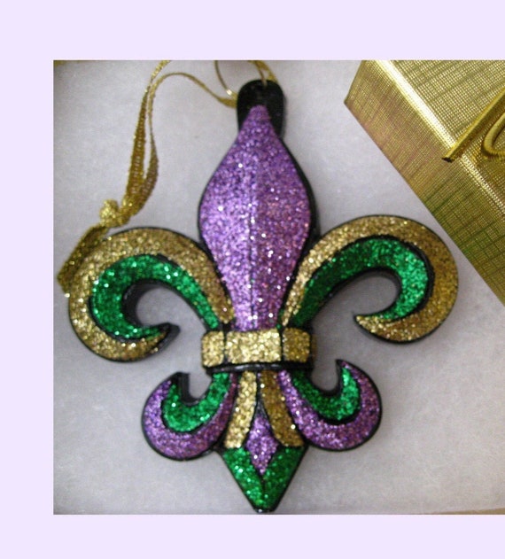 mini mardi gras ornaments