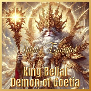 King Belial Direct Portal Binding Pact - Spirit Companion Binding - Angel,Demon, Djinn, Dragon, Fairy, Spell,Crystal, Custom Conjure, guides