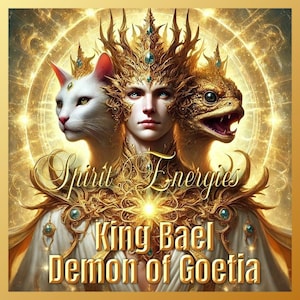 King Bael Binding & Pact - Spirit Companion Binding - Angel, Demon, Djinn, Dragon, Fairy, Spell, Crystal, Custom Conjure, Spirit guides