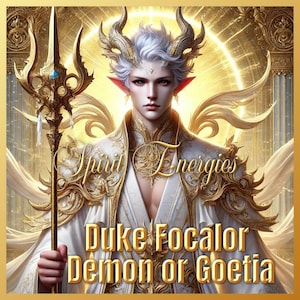 Focalor Demon Goetia Direct Portal & Pact - Goetia Spirit Companion Binding - Angel, Djinn, Dragon, Fairy, Spell, Crystal, Custom Conjure,