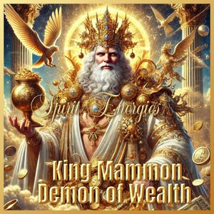 King Mammon Direct Portal Binding & Pact - Spirit Companion Binding -Angel, Demon, Djinn, Dragon,Fairy,Spell,Crystal, Custom Conjure, guides