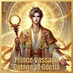 Prince Vassago Binding & Pact - Spirit Companion Binding - Angel, Demon, Djinn, Dragon, Fairy, Spell, Crystal, Custom Conjure, Spirit guides