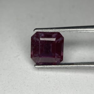 2.5 Ctw Lab Alexandrite Color Change (Czochralski) Asscher Cut, 7.6 (mm)