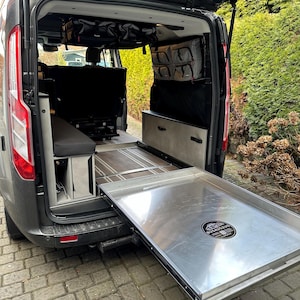 Rear extension Ford Globevan Crosscamp DIY kit assembly instructions heavy-duty extension with one-hand operation for camper van