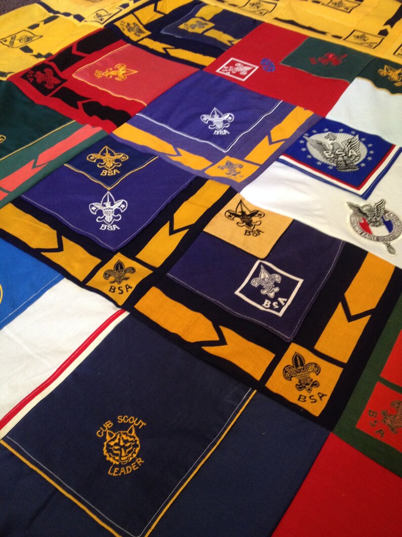 BoyScouts Memory Blanket custom made to oder image 4