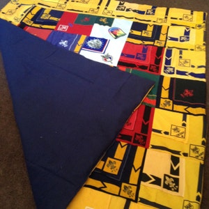BoyScouts Memory Blanket custom made to oder image 2