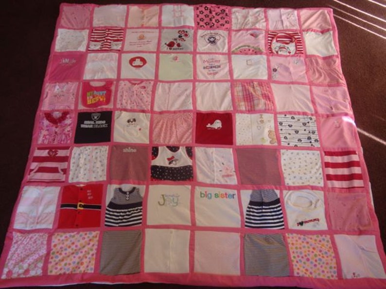 Custom T Shirt Memory Blanket Unlimited Items & Size With Etsy