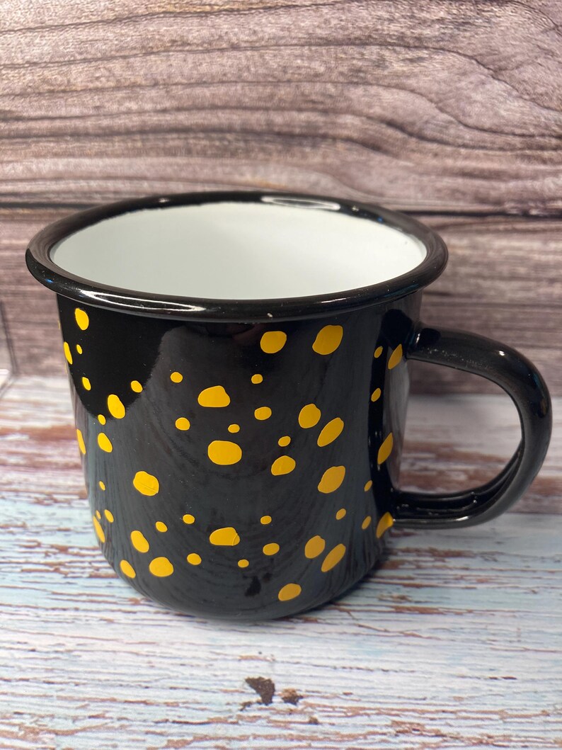 Bonfires, Blankets & Brews 12oz Enameled Fall Themed Cup Etsy