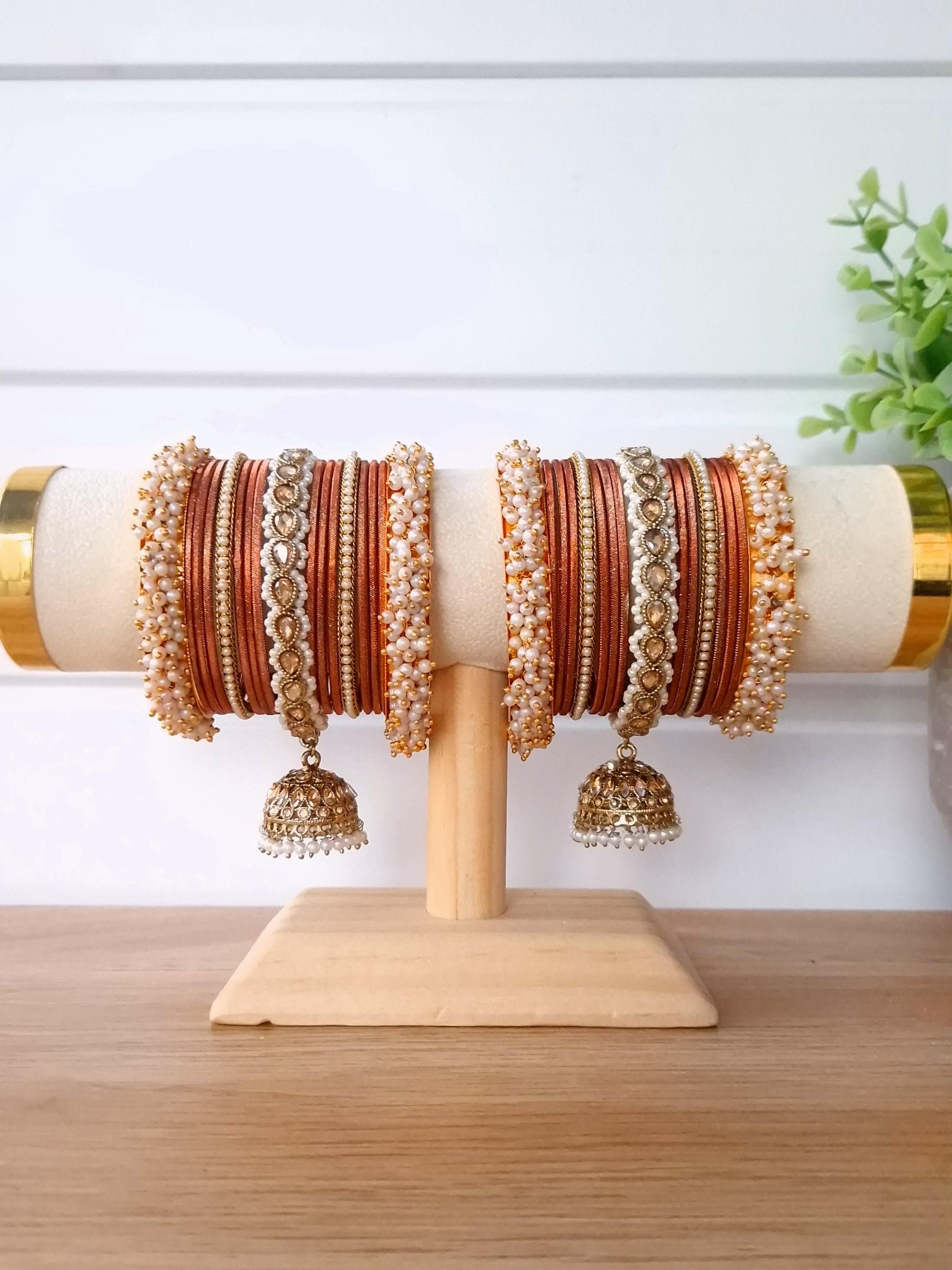 Jhumki Bracelet Set