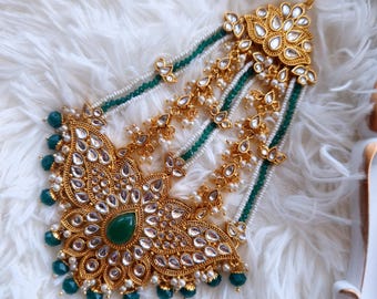 Jhumar/Passa/ Side Tikka in Golden and Silver