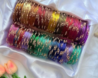 Sunheri glass bangles