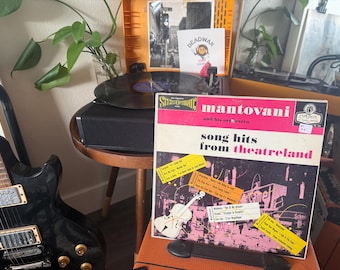 Vintage 1959 Mantovani & His Orchestra - Song Hits From Theatreland Vinyl Record Album