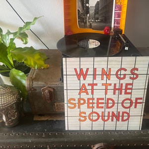 Vintage 1976 Wings - At The Speed of Sound Vinyl Record