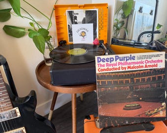 Vintage 1970 Deep Purple with The Royal Philharmonic Orchestra Vinyl Record Albun